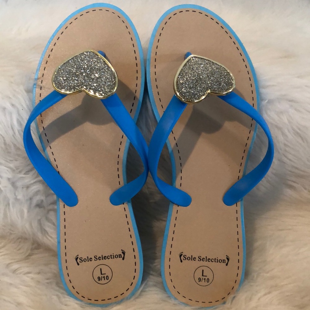 Sole Selection Rubber Flip Flops